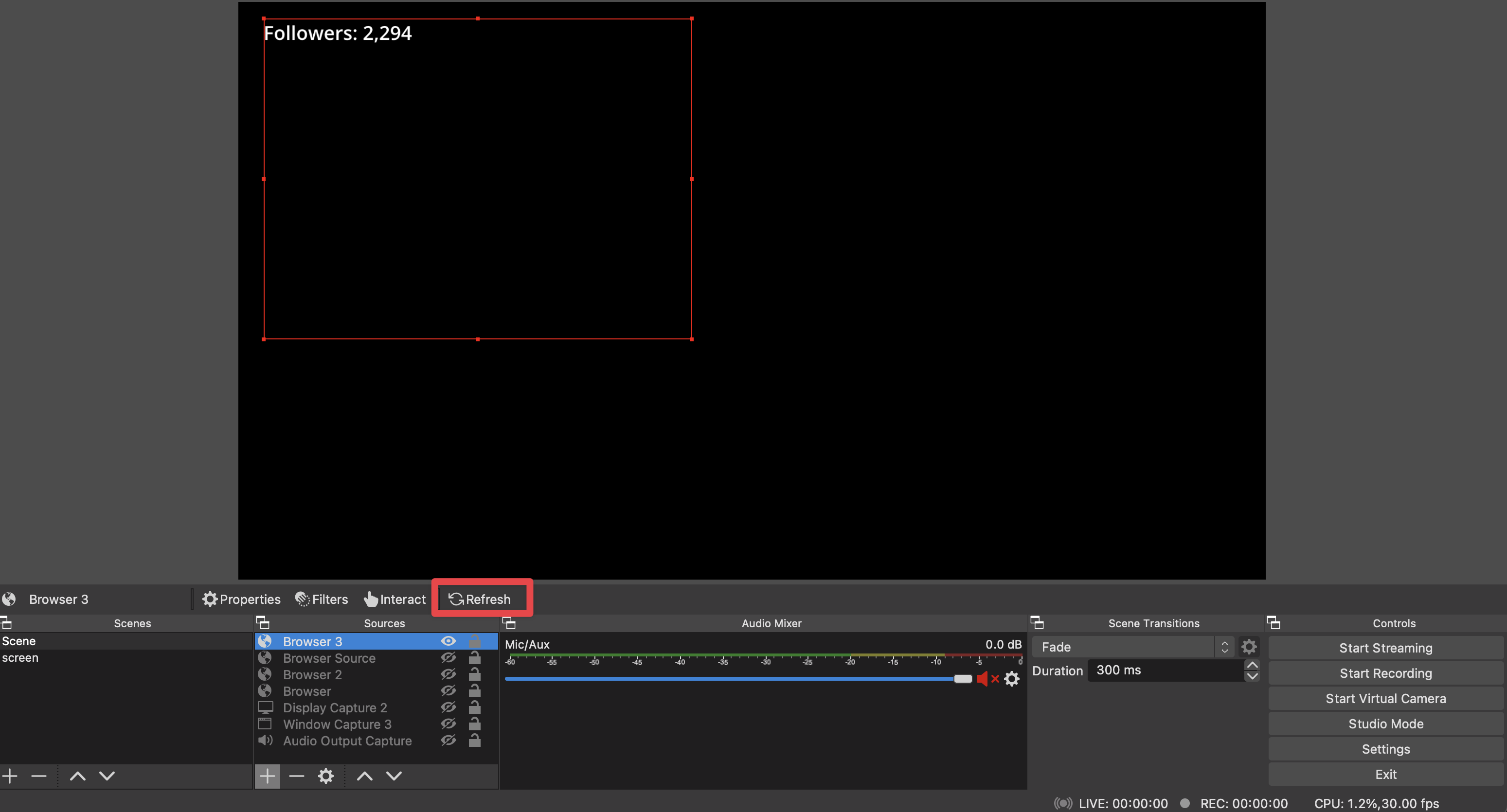 Testing the widget and changing configurations